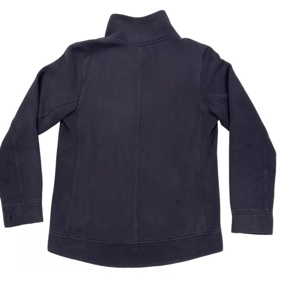 Lululemon Fleece To Be True Jacket Mock Neck Black 2 quilted athletic yoga - Picture 4 of 14